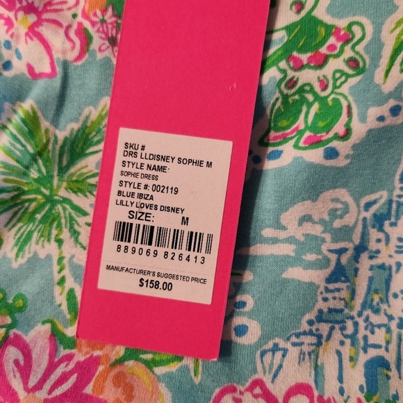 Lilly Pulitzer Vibrant Floral Dress in Blue and Pink - Picture 5 of 8